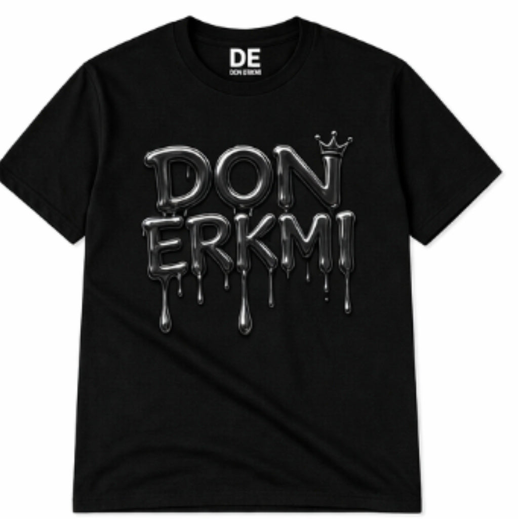 Don Erkmi Drip Tee – White