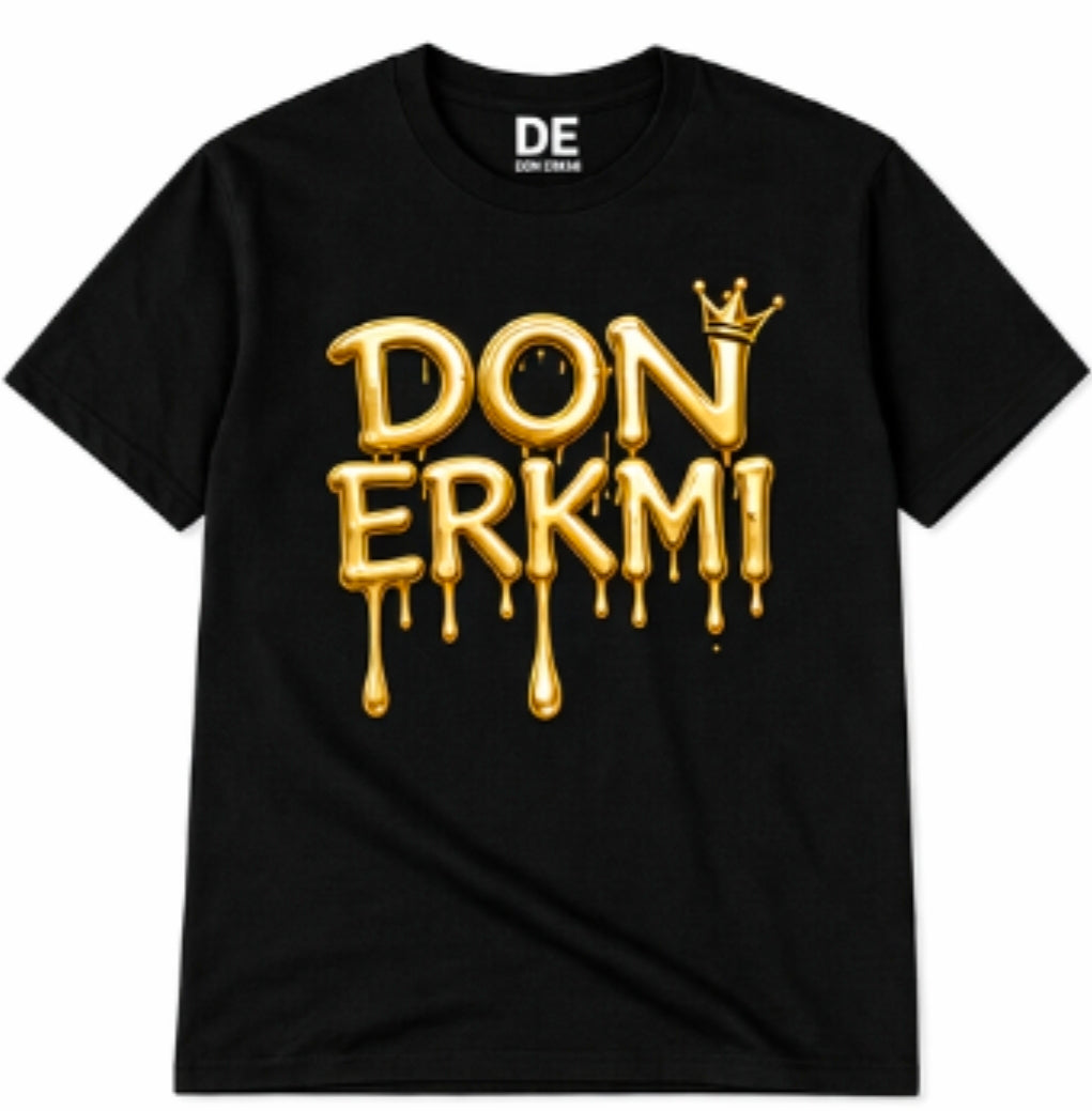 Don Erkmi Drip Tee – White